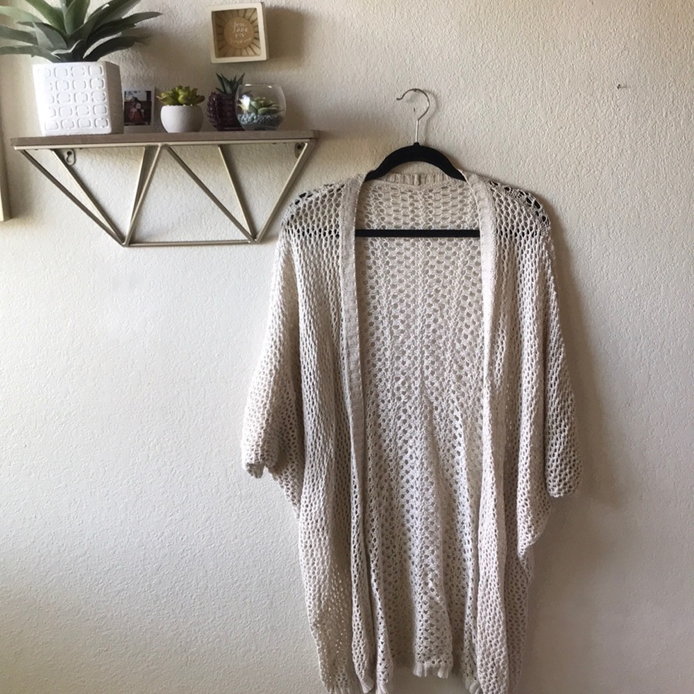 Brandy Melville Finn Knit Cardigan Cream